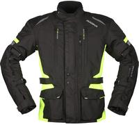 Modeka Striker II Pantalon textile de moto, noir-jaune, taille M pour homme