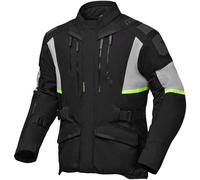 Modeka Striker III Veste textile moto, noir/jaune, Taille 4XL