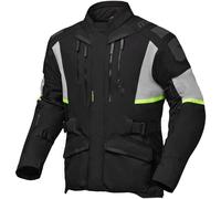 Modeka Striker III Veste textile moto, noir/jaune, Taille 6XL