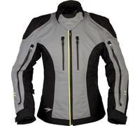 Modeka Takuya, veste textile imperméable pour femmes 36 Gris/Noir Gris/Noir