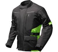 Modeka Tarex II Veste textile moto, noir/jaune, Taille S