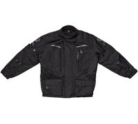 Modeka Tarex II Veste textile pour enfants pour enfants, noir, Taille 140
