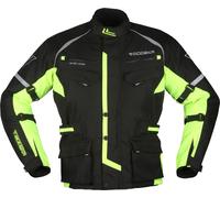 Modeka Tarex, veste textile imperméable XXL Noir/Jaune Néon Noir/Jaune Néon