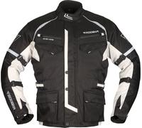 Modeka Tarex, veste textile imperméable XL Noir/Gris Clair Noir/Gris Clair