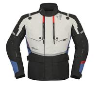 Modeka Trohn Veste textile de moto, gris-bleu, taille L pour homme