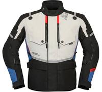 Modeka Trohn Veste textile de moto, gris-bleu, taille M pour homme