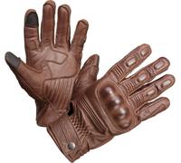 Modeka Urban Legend Gants de moto, Marron, Taille 8