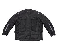 Modeka Varus Plus Veste textile de moto imperméable, noir, taille 8XL pour homme