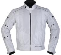Modeka Veo Air Veste textile moto, Gris clair, Taille Short 10XL