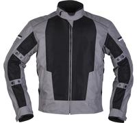 Modeka Veo Air Veste textile moto, noir/gris, Taille 5XL