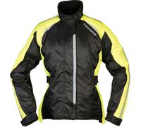 Modeka Viola Dry, veste de pluie imperméable pour femmes 46 Noir/Jaune Néon Noir/Jaune Néon