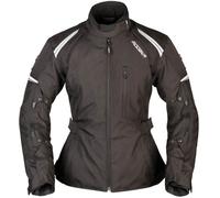 Modeka Violetta Veste textile de moto pour femmes, noir/noir, Taille 40