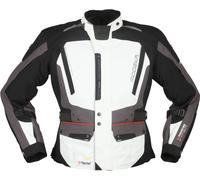 Modeka Viper LT Veste textile de moto, Gris clair/gris foncé/noir, Taille XL
