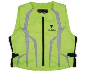 Modeka Warning Veste réfléchissante, jaune, taille 3XL pour homme