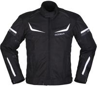 Modeka Yannik Air Veste textile de moto, noir-blanc, taille L pour homme