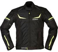 Modeka Yannik Air, veste textile imperméable L Noir/Jaune Néon Noir/Jaune Néon