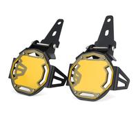 Model 2 Support De Phare Antibrouillard Led Pour Moto, Couvercle Pour Bmw Runder Gs, R1200 Gs, R1250gs, Adv, Lc, Fenecute Gs, F850gs, S1000poly, Gravi Gs, Gravi R ""Nipseyteko