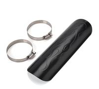 Model 2 Tuyau De Silencieux De Moto Chromé, Couvercle De Bouclier Thermique, Protection Pour Harley Ocia Cruiser, Road King, Softail Sportster, Etc. ""Nipseyteko