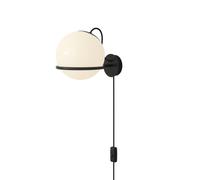 Model 238/1 Applique Murale Noir avec Switch