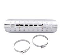 Model 5 Tuyau De Silencieux De Moto Chromé, Couvercle De Bouclier Thermique, Protection Pour Harley Ocia Cruiser, Road King, Softail Sportster, Etc. ""Nipseyteko