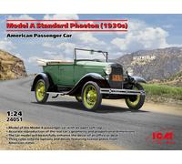 Model A Standard Phaeton (1930s), American Passenger Voiture 1:24 Plastique Kit