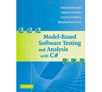 Model-Based Software Testing And Analysis With C#