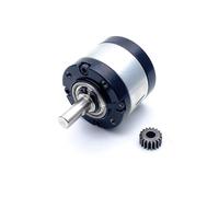 Model boats Simulation ship DC electronic starter Power planetary reducer Gearbox 42MM for 775 dc electronic starter 3.7 5 13 14 ratio Shaft diameter 8MM IINKUEYK(Green)