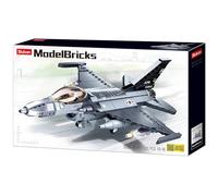 Jeu de construction sluban modelbricks chasseur falcon armée militaire M38-B0891 G