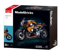 Model bricks - moto orange