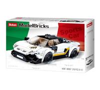Model Bricks - Super voiture italienne blanche