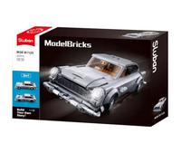 Briques de construction - SLUBAN - Voiture agent secret - 325 pièces - Gris - Dès 10 ans