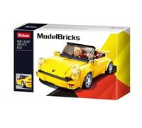 Model Bricks - Voiture de sport allemande jaune