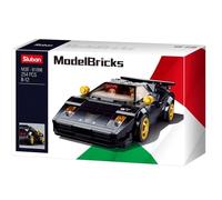 Model Bricks - Voiture de sport italienne noire