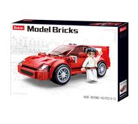 Model bricks - voiture de sport italienne rouge TU