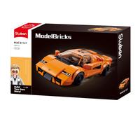 Model bricks - voiture de sport orange