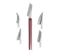 Model Craft Saw Professional Hobby Tool Kit Réglable Mini Hacksaw Set Versatile Craft Cutter Kit Comprend 4 lames tranchantes Conception de poignée rigide pour modèle de fabrication de tâches de coupe