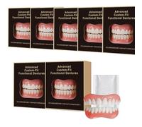 Model Full Set Denture,Denture Cosmetic Veneer Fake Teeth-Cosmetic Set | False Teeth Veneer Denture Full Denture, cleaner teeth and gum,long-lasting fresh scent,False Set Full-Premium,Comfortable