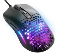 Glorious Gaming Souris Model O Eternal – Ultralégère filaire 55 g, RGB, 12K DPI, 6 boutons – Noir