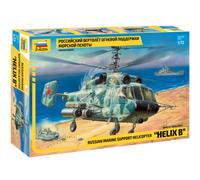 Model plastikowy Russian Marine Support Helicopter "Helix B" Zvezda 72