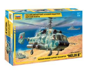 Model plastikowy Russian Marine Support Helicopter "Helix B" Zvezda 72