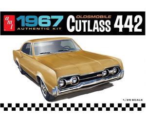 Model plastikowy samochodu - 1967 Oldsmobile Cutlass 442 - AMT 1365 skala 1/25