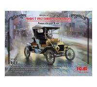 Model T 1912 Commercial Roadster,america Car- 1:24e - Icm G