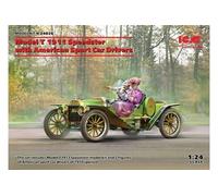 Model T 1913 Speedster With American Sport Car Drivers - 1:24e - Icm G