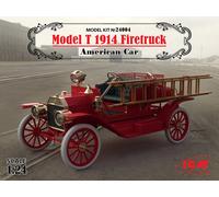 Model T 1914 Pomiers, American Voiture (100% New Moules) 1:24 Plastique Kit Icm