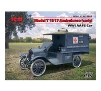 ICM 35665 - 1:3 5 WWI Modèle T 1917 Ambulance (Early) Aafs Car - Neuf