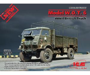 Model W. O.T.6 , WWII British Camion (100% New Moules ) 1:3 5 Plastique Kit Icm
