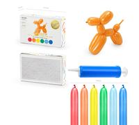 MODELAGE BALLONS PASTELS POMPE 1.3M MULTICOLORE Multicolore