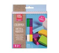 modelage de l'argile et de la gomme junior Colorpack Fun6 pièces