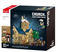 ModelBricks-Église de Sainte-Mère-Église 2287PCS M38-B1532