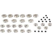 Assortiment de bagues d'arrêt Modelcraft 10200 2 mm, 3 mm, 4 mm, 5 mm, 6 mm